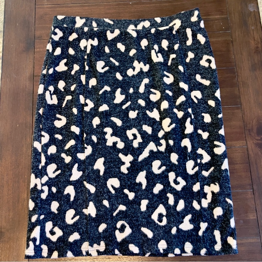 Maeve by Anthropology Women’s XL lined Animal Print Pencil Skirt